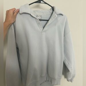 Blue TNA aritzia crewneck